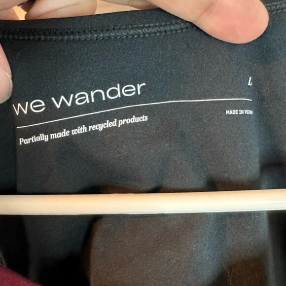 We Wander Purple Racerback Sports Bra Size Large - Picture 5 of 8